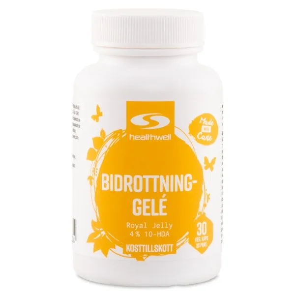 Healthwell Bidrottninggele, 30 kaps