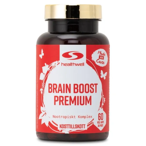 Healthwell Brain Boost Premium, 60 kaps