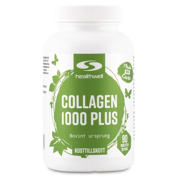 Healthwell Collagen 1000 Plus, 90 tabl