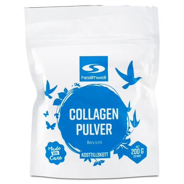 Healthwell Collagen Pulver Bovint, 200 g
