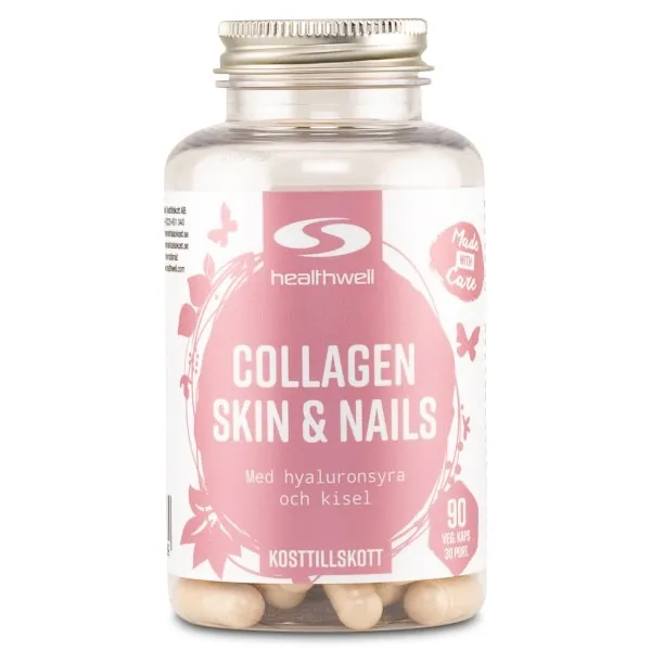 Healthwell Collagen Skin & Nails, 90 kaps