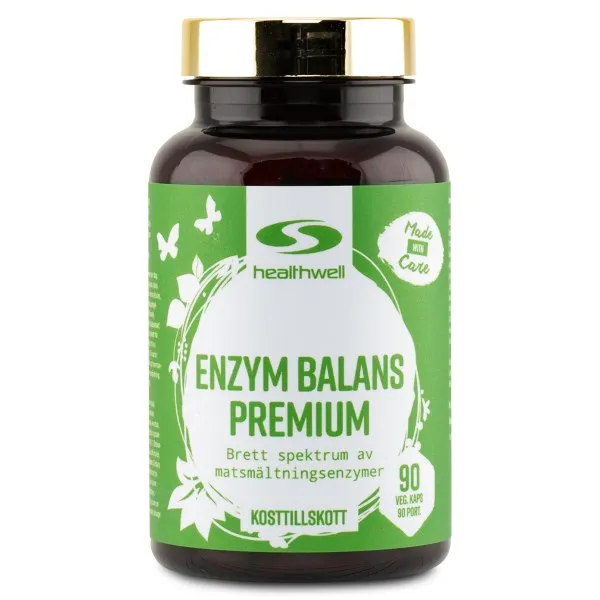 Healthwell Enzym Balans Premium, 90 kaps