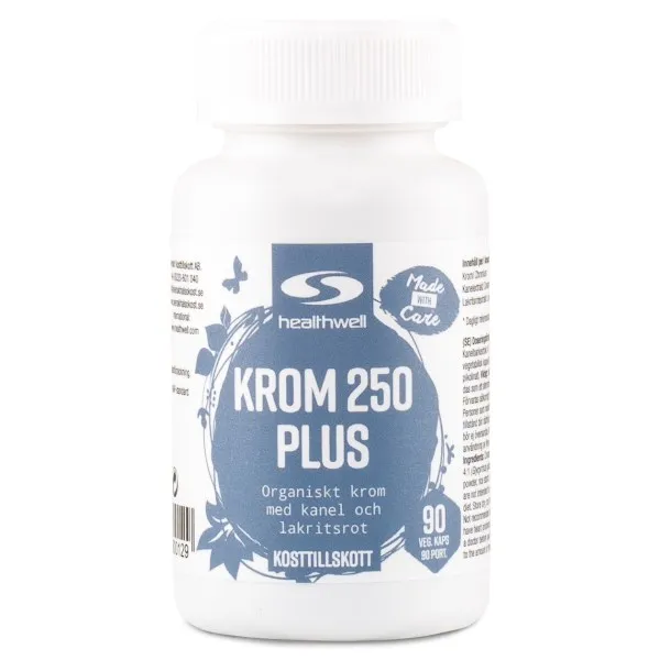 Healthwell Krom 250 Plus, 90 kaps