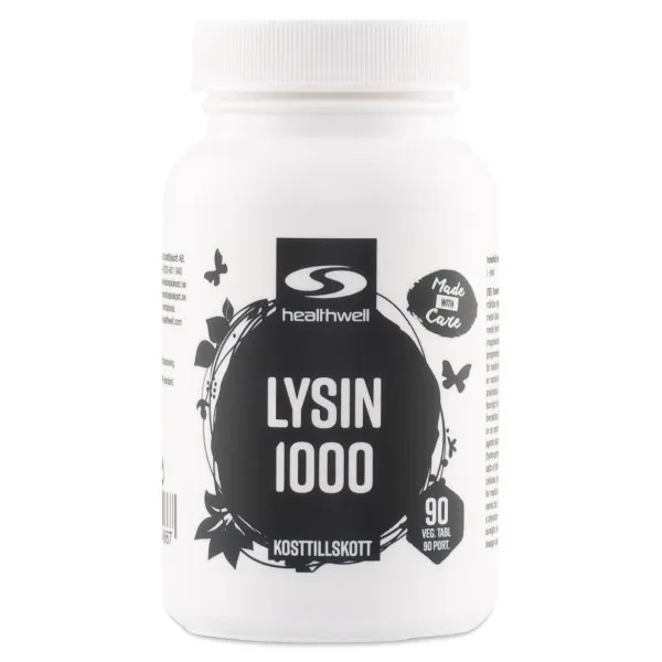 Healthwell Lysin 1000, 90 tabl
