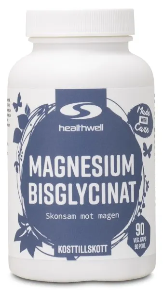 Healthwell Magnesium Bisglycinat, 90 kaps