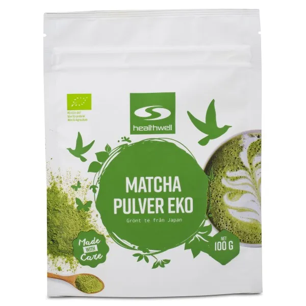 Healthwell Matcha Pulver EKO, 100 g