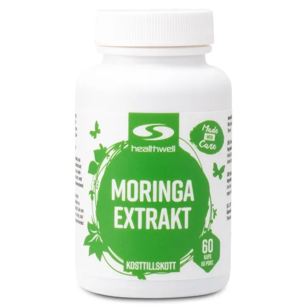 Healthwell Moringa Extrakt, 60 kaps