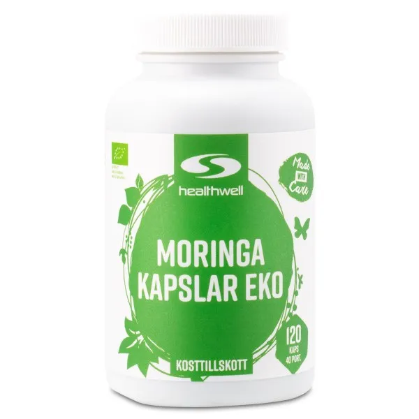Healthwell Moringa Kapslar EKO, 120 kaps
