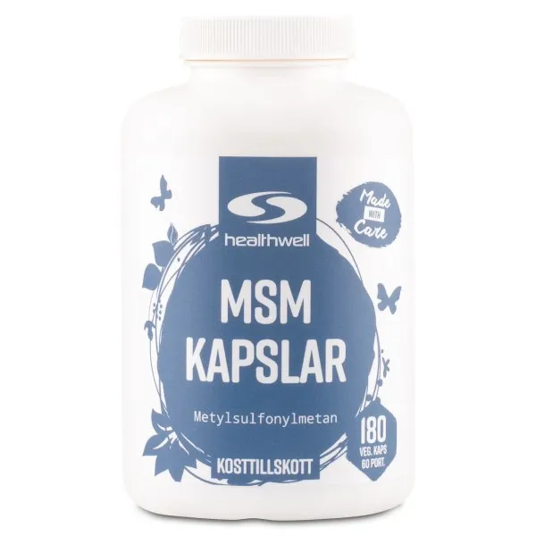 Healthwell MSM Kapslar, 180 kaps