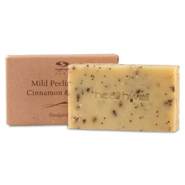 Healthwell PURE Mild Peeling Soap Cinnamon & Orange, 100 g
