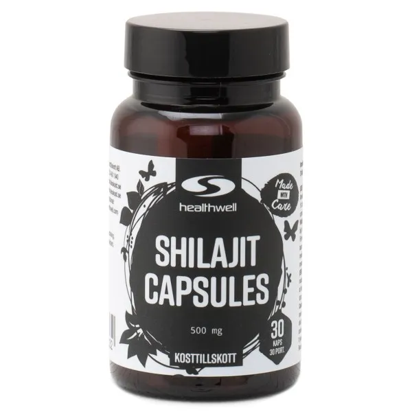 Healthwell Shilajit Kapslar, 30 kaps