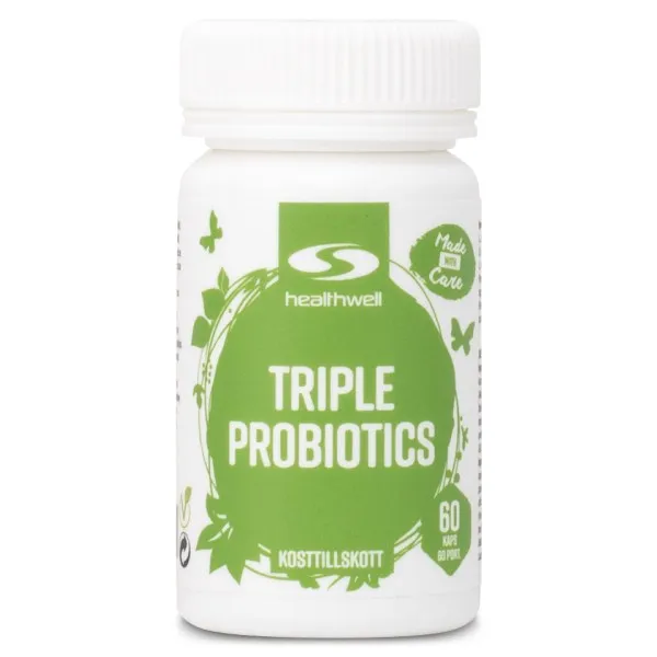 Healthwell Triple Probiotics, 60 kaps