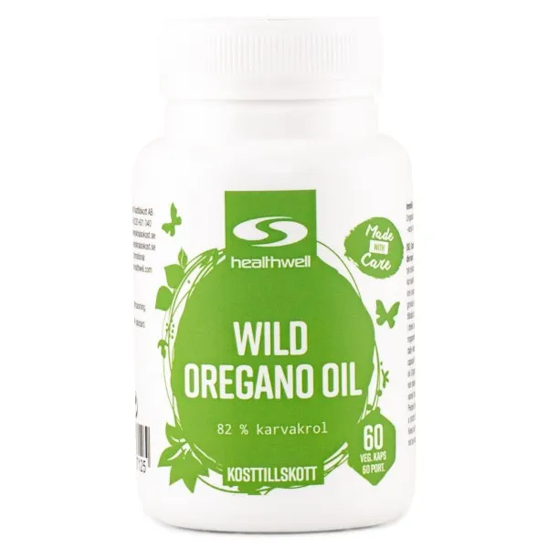 Healthwell Vild Oreganoolja kapslar, 60 kaps