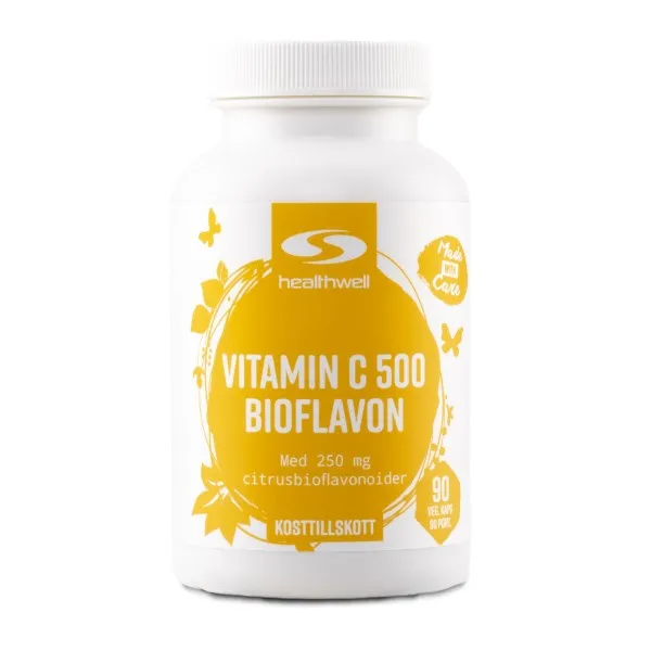 Healthwell Vitamin C Bioflavon, 90 kaps