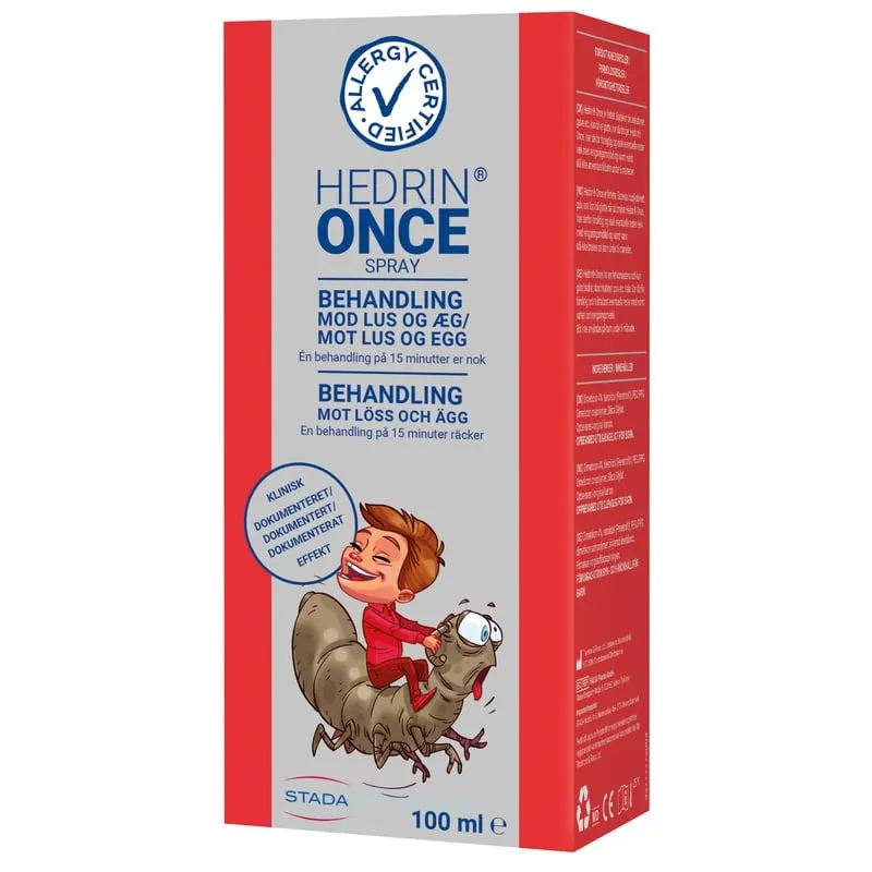 Hedrin Once Lusmedel 100 ml