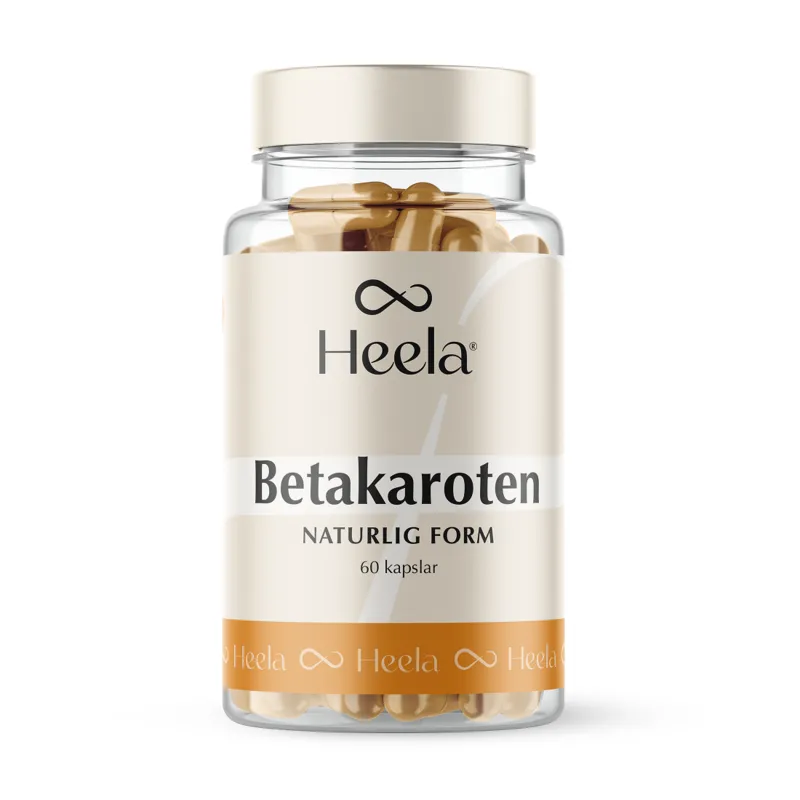 Heela Betakaroten 25 mg 60 kapslar