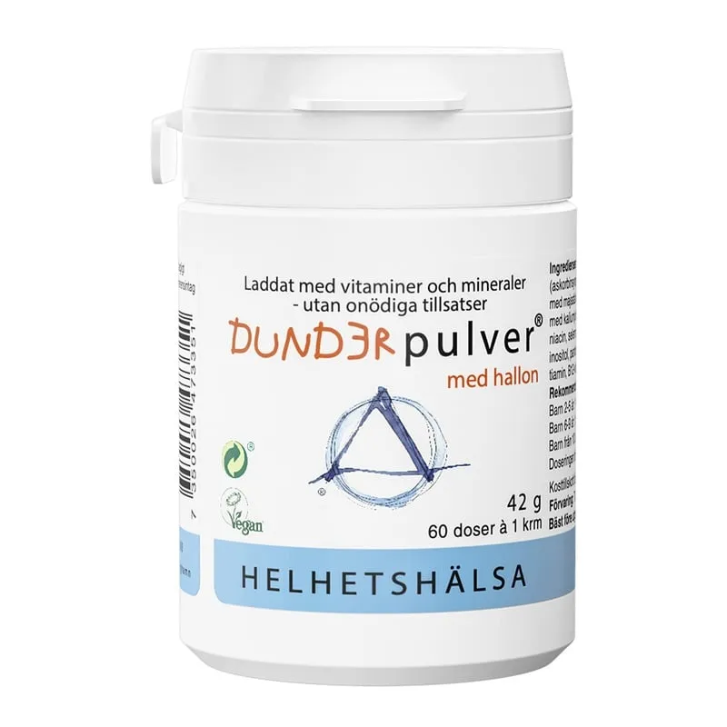 Helhetshälsa Dunderpulver barnvitamin 60 doser á 1 krm