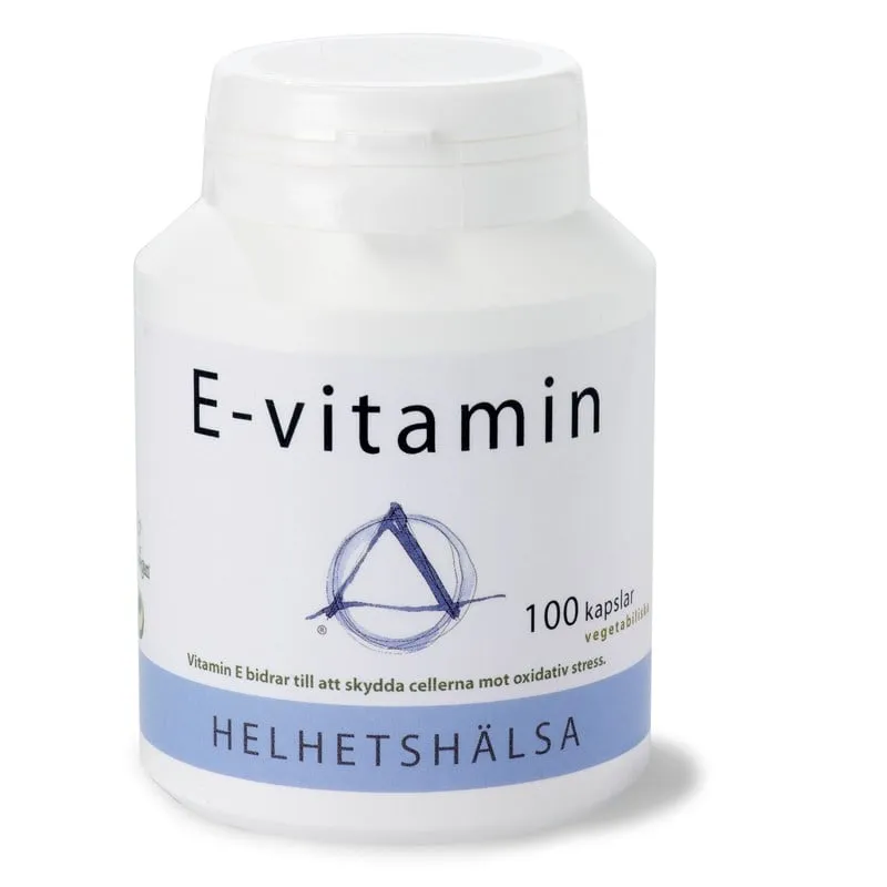 Helhetshälsa E-vitamin 100 kapslar