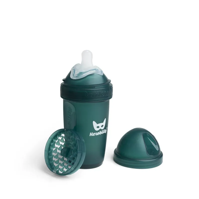 Herobility Nappflaska Dark Green 240 ml