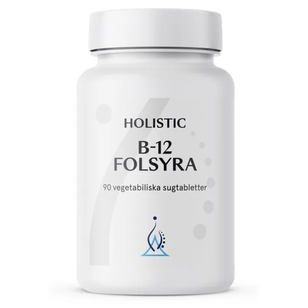 Holistic B12 Folsyra, 90 tabl