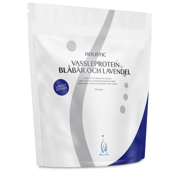 Holistic Vassleprotein, Blåbär & Lavendel, 750 g