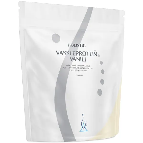 Holistic Vassleprotein, Vanilj, 750 g