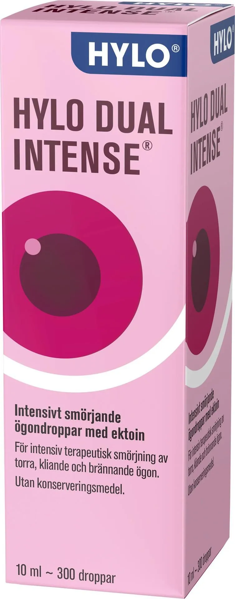 Hylo Eye Care DUAL INTENSE Intensivt smörjande ögondroppar med ektoin 10ml