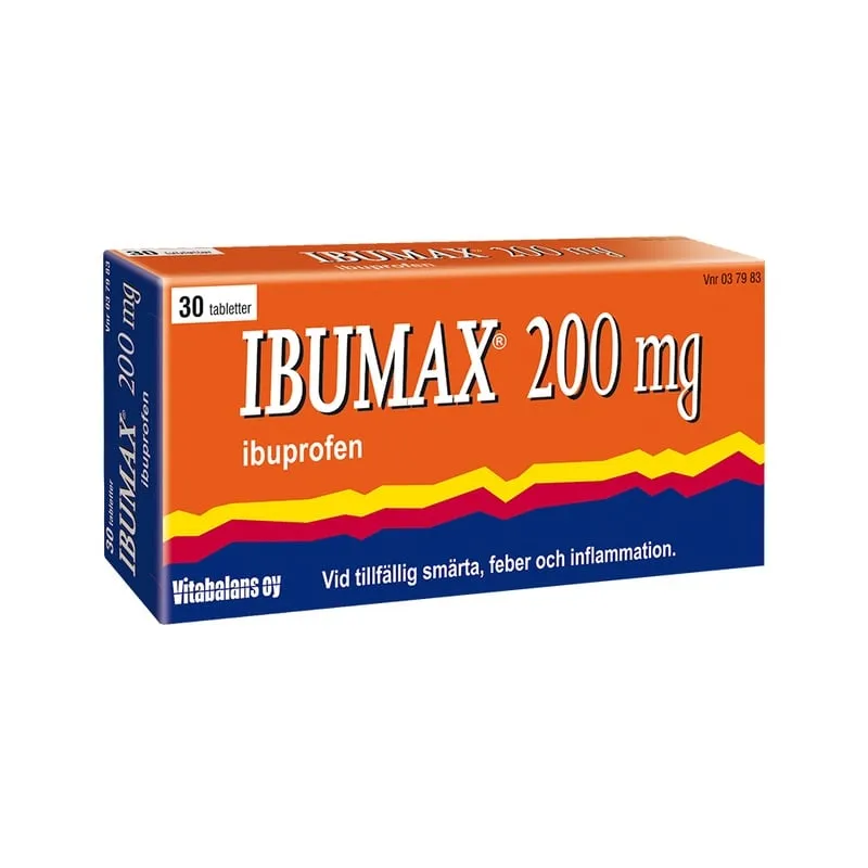 Ibumax filmdragerad tablett 200 mg 30 st