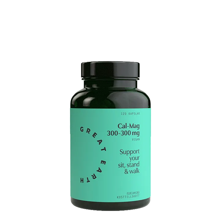 Kalcium Magnesium 300/300 mg 120 kapslar