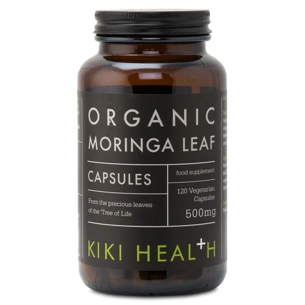 Kiki Health Organic Moringa, 120 kaps