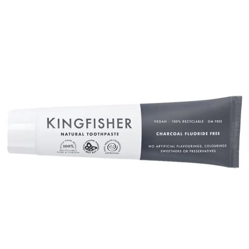 Kingfisher Tandkräm Aktivt Kol Whitening 100 ml