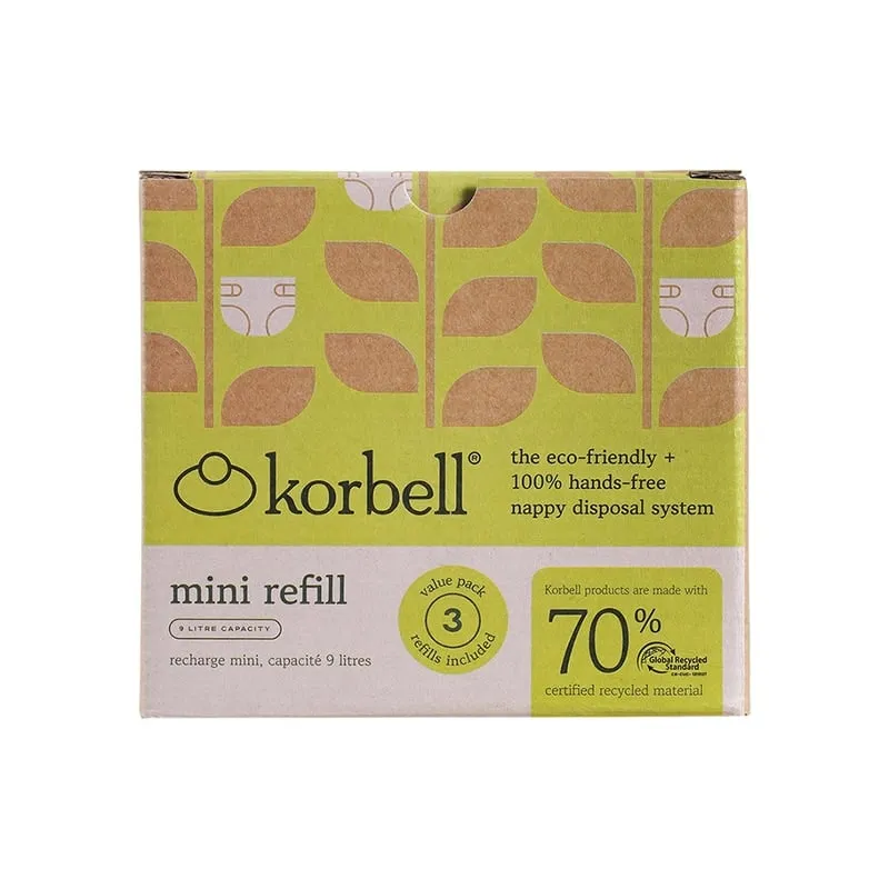 Korbell Refill mini 3-pack
