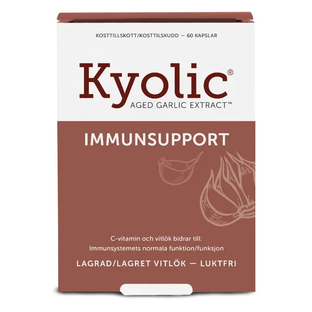 Kyolic Aged Carlic Extract + Immunsupport 60 kapslar