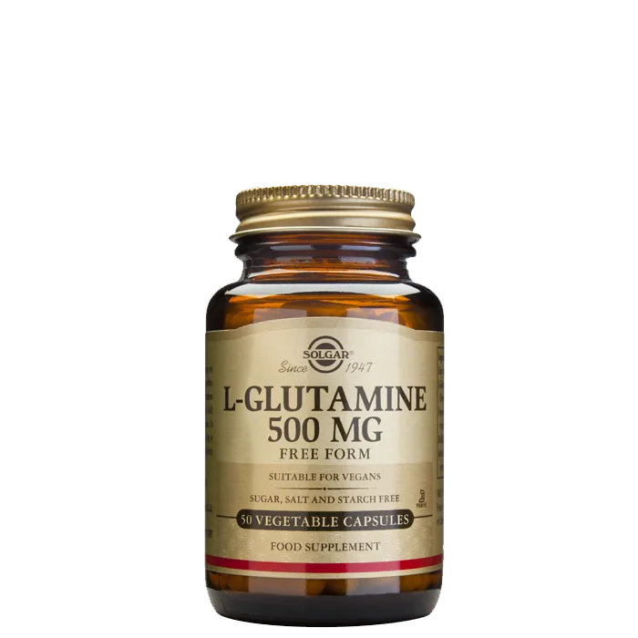 L-glutamin 500 mg 50 kapslar