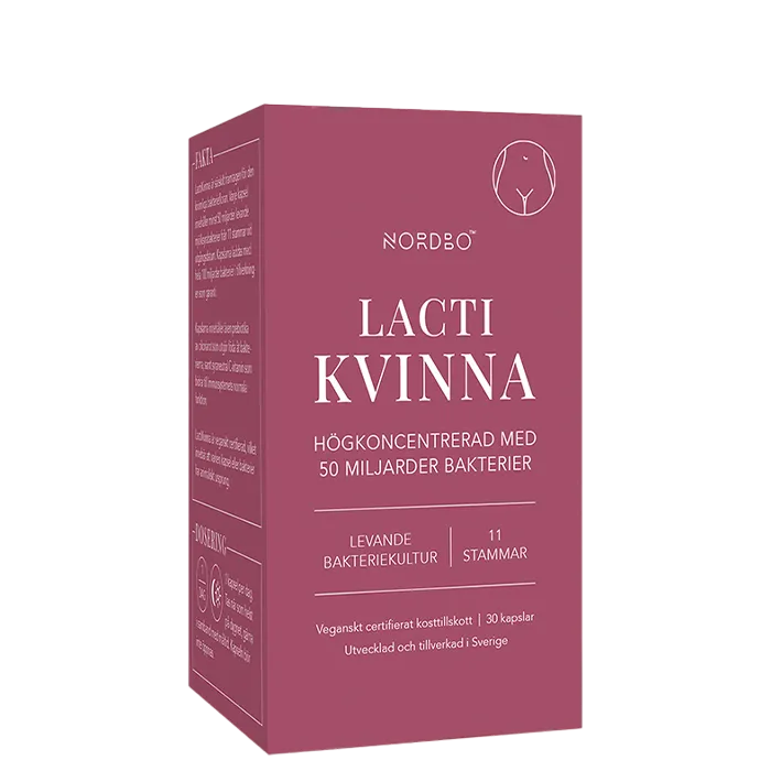 LactiKvinna Mjölksyrabakterier 30 kapslar