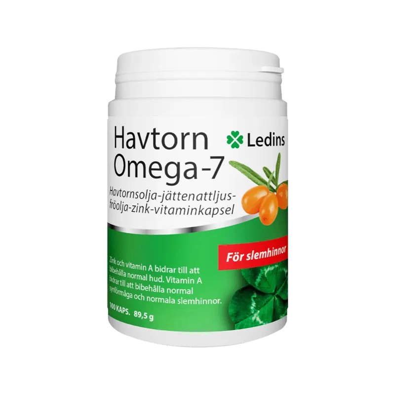 Ledins Havtorn Omega-7 100 kapslar