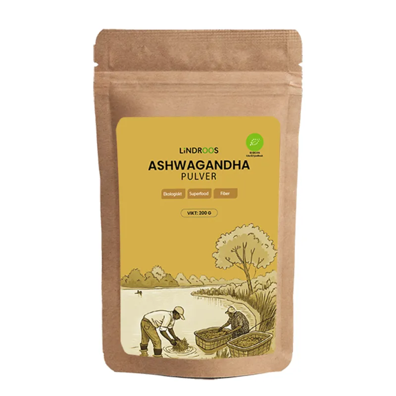 Lindroos Ashwagandhapulver Ekologiskt 200 g