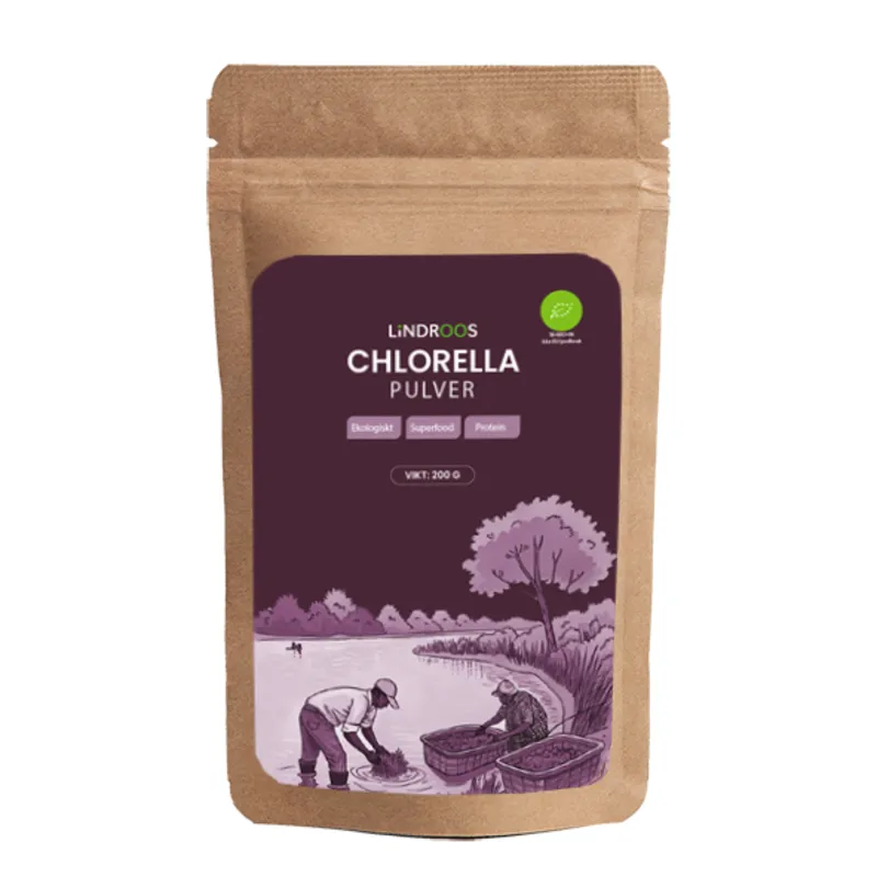 Lindroos Chlorellapulver Ekologiskt 200 g