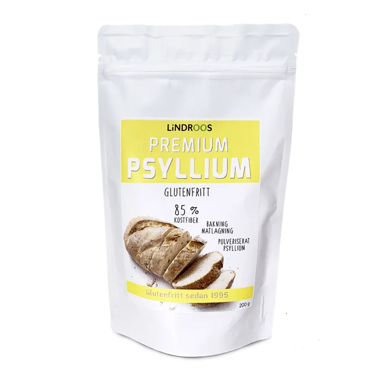 Lindroos Premium Psyllium Pulveriserad 200 g