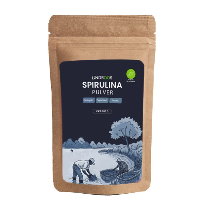 Lindroos Spirulinapulver Ekologiskt 200 g