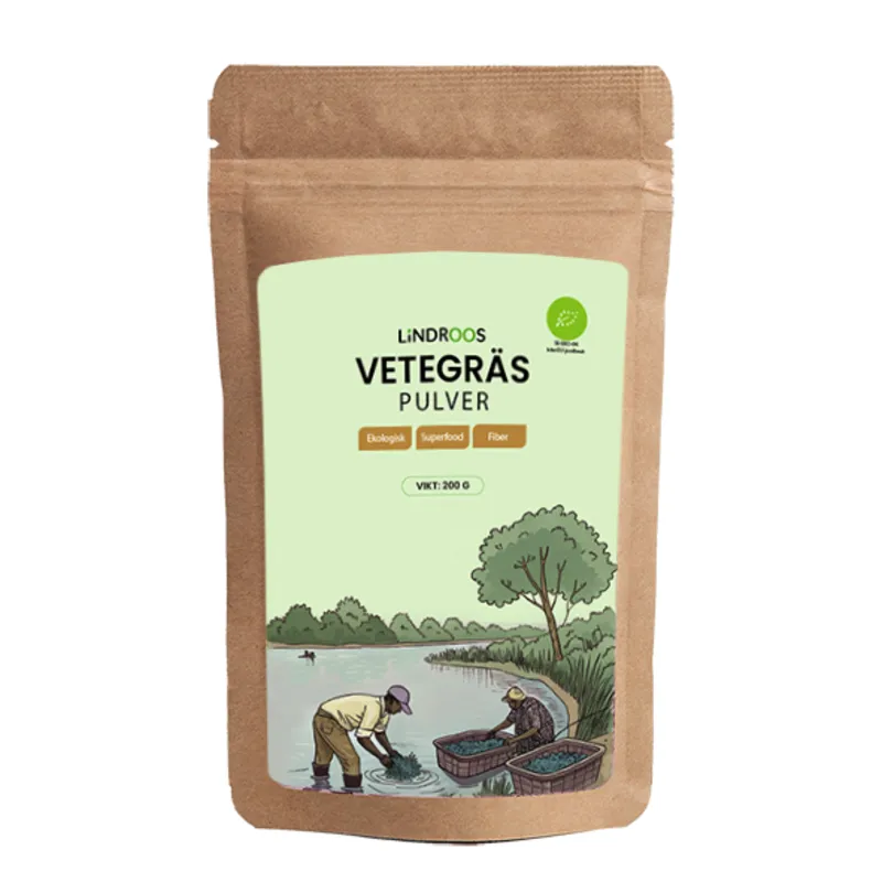 Lindroos Vetegräspulver Ekologiskt 200 g