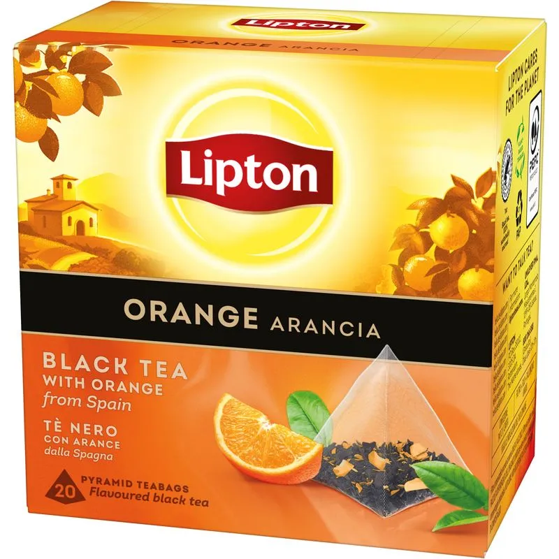 Lipton Svart Te Orange 20 st