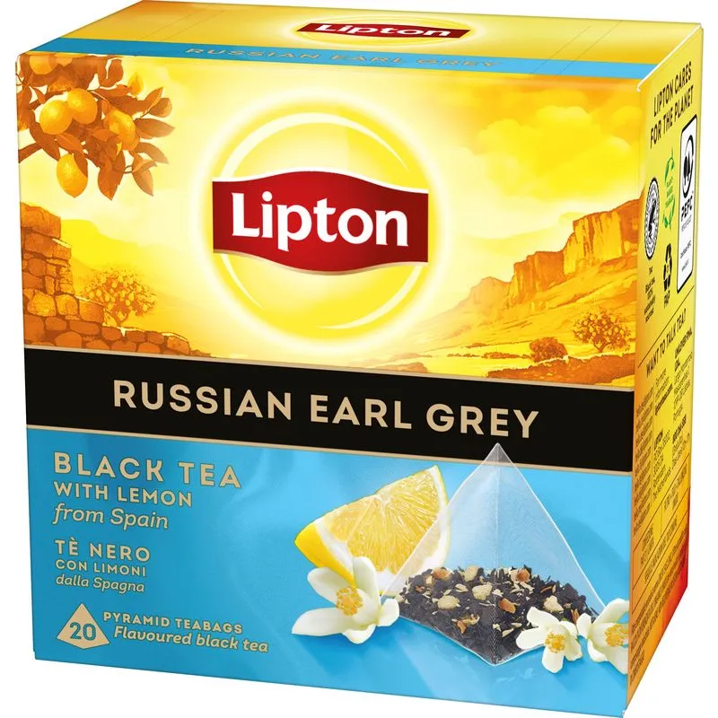 Lipton Svart Te Russian Earl Grey 20 st
