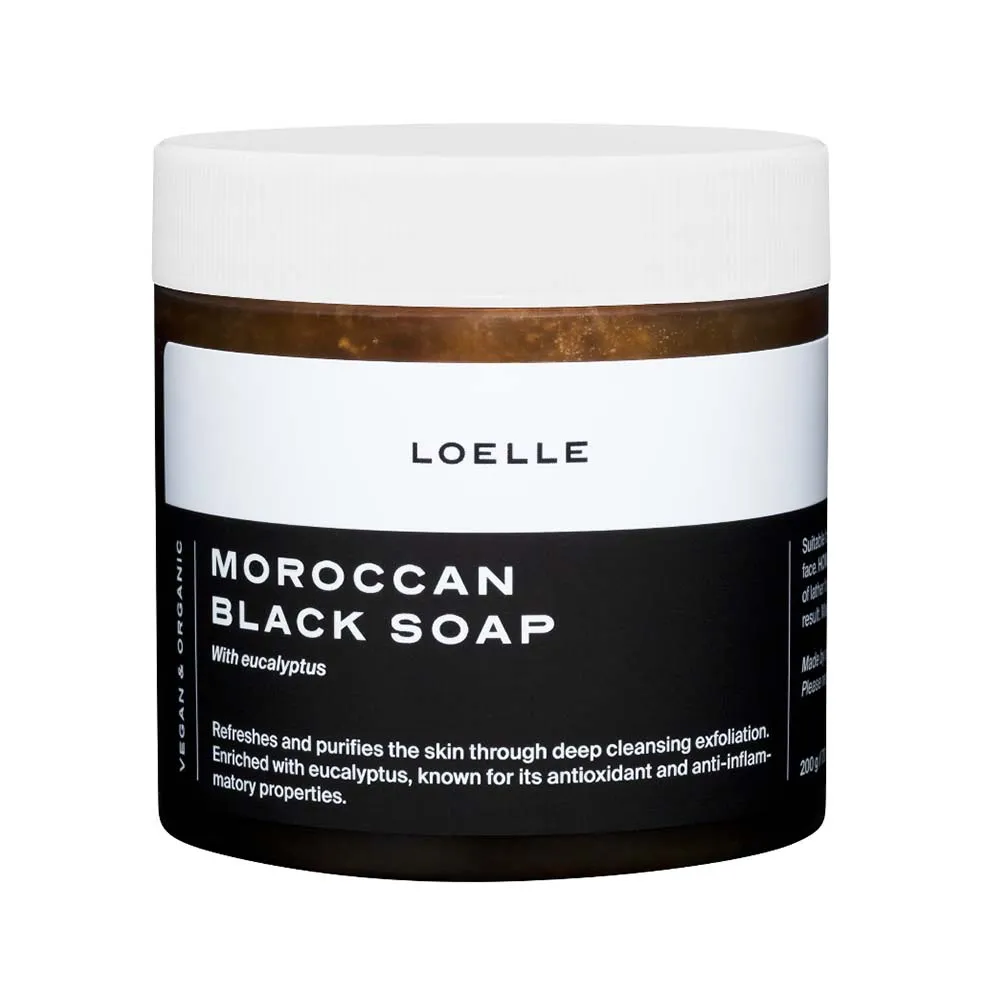 Loelle Moroccan Black Soap 200g