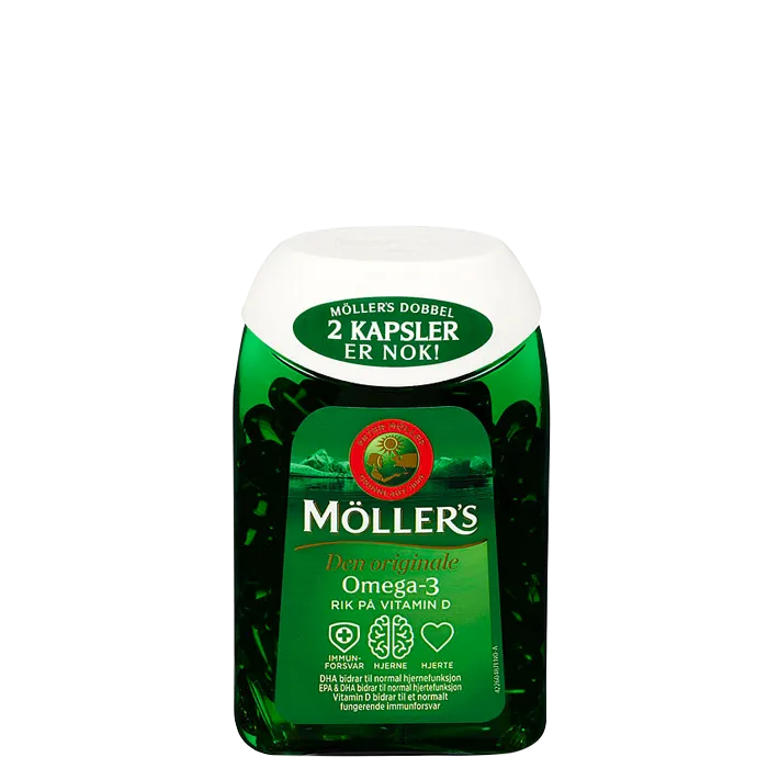 Möllers Den Originale Omega-3 112 kapslar Kort datum