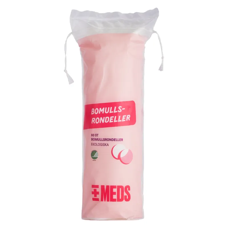 MEDS Bomullsrondeller EKO 80 st