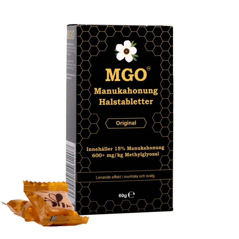 MGO Manukahonung Halstabletter Original 600+ 60 g