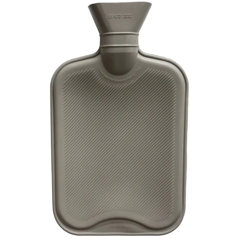 Millu Värmeflaska med Fleece Grå 2 liter