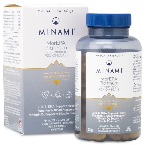 Minami MorEPA Platinum, 60 kaps