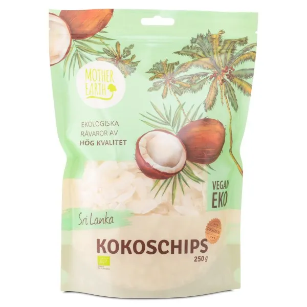 Mother Earth Kokoschips Premium EKO, 250 g